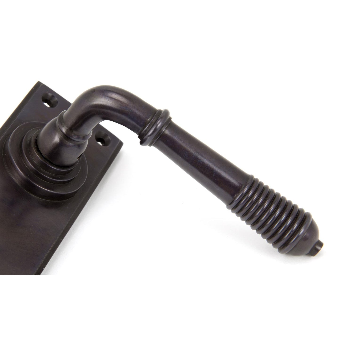 Reeded Lever Lock Set