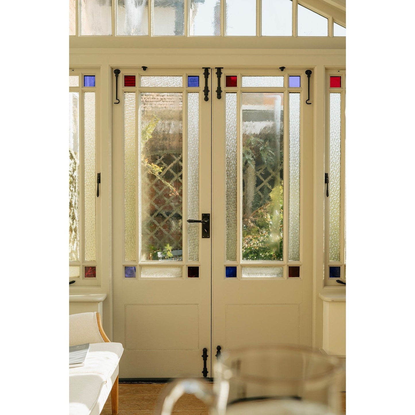 Reeded Lever Lock Set