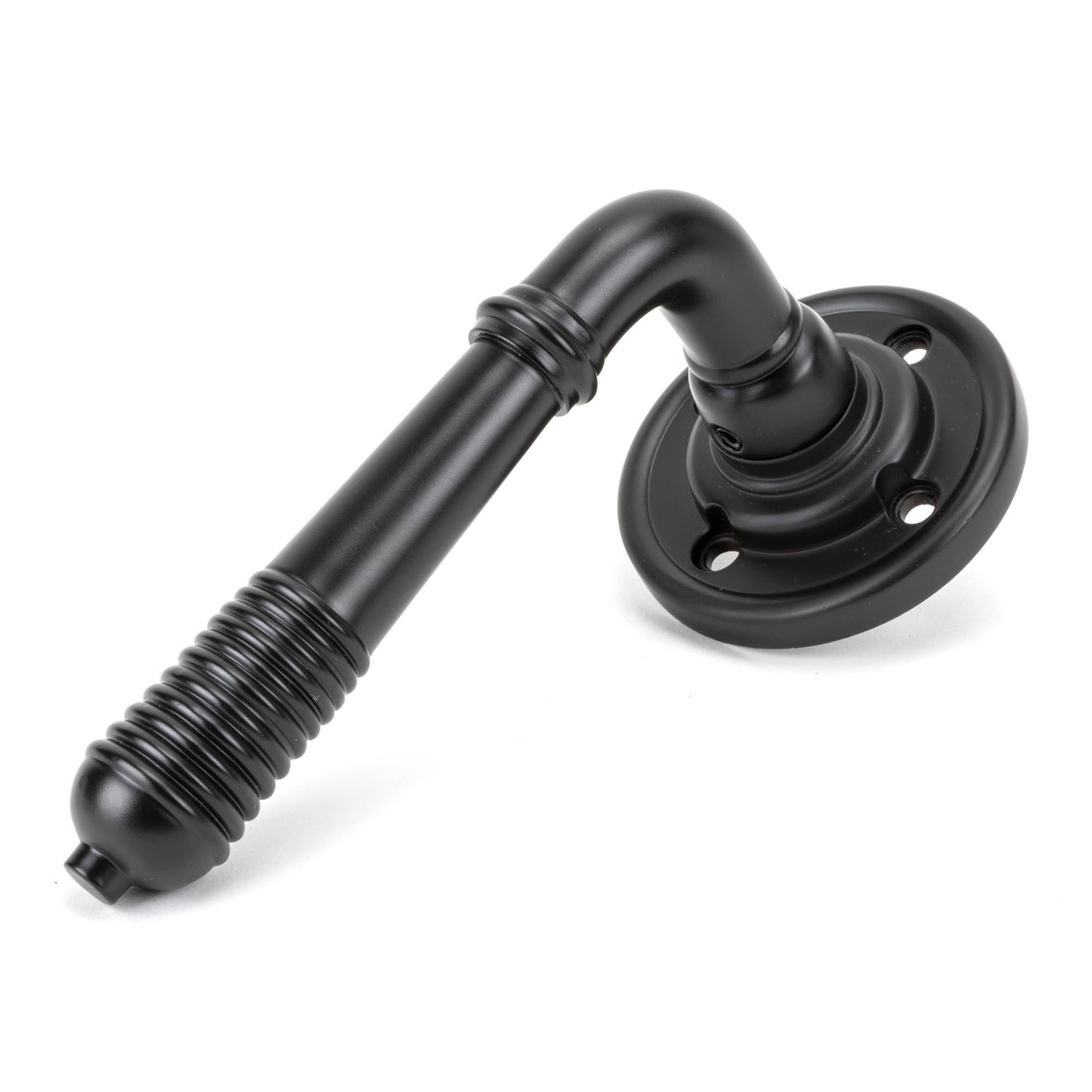 Reeded Lever on Rose Set