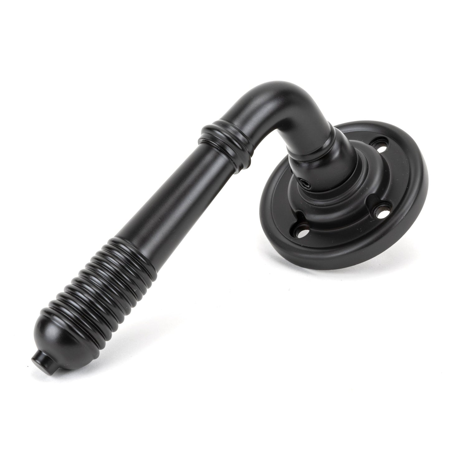 Reeded Lever on Rose Set