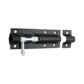 Straight Barrel Bolt – Black & Zinc Door Security Bolt Black 75mm (3") Love Handles uk