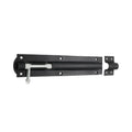 Straight Barrel Bolt – Black & Zinc Door Security Bolt Black 200mm (8") Love Handles uk