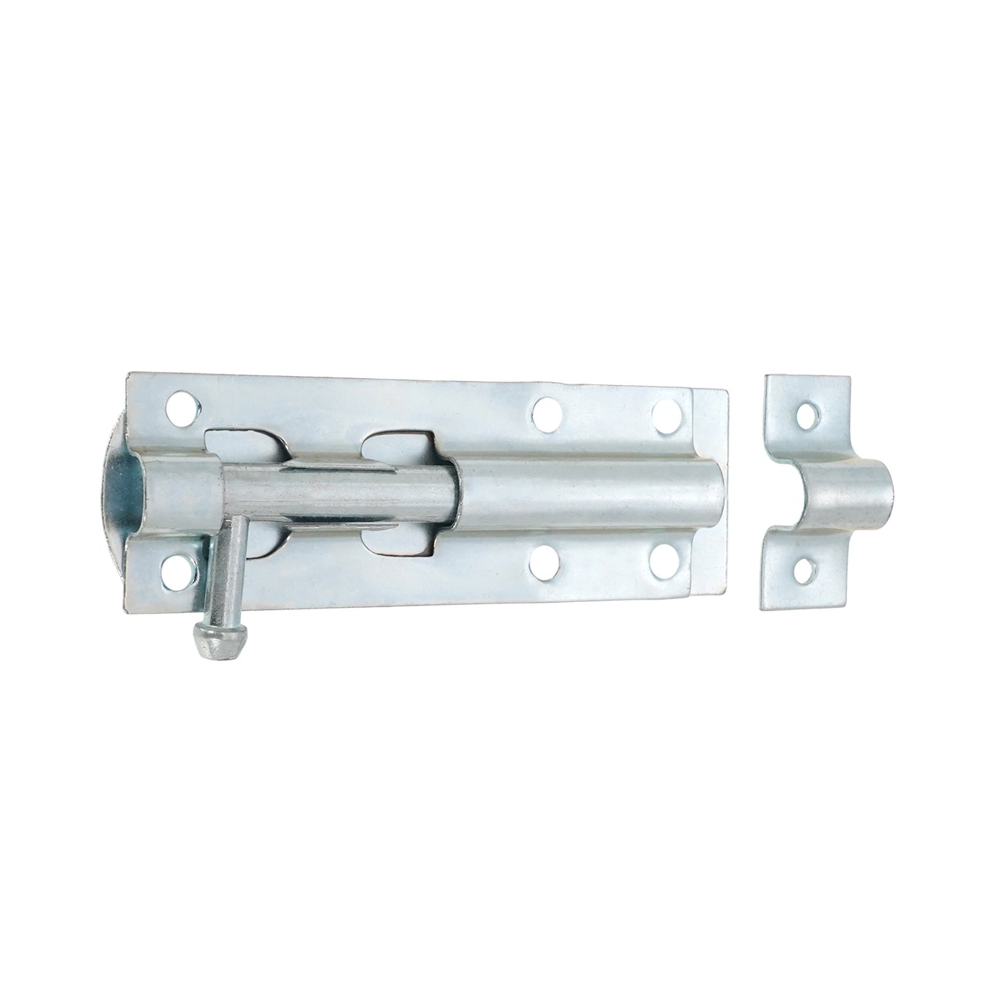 Straight Barrel Bolt – Black & Zinc Door Security Bolt