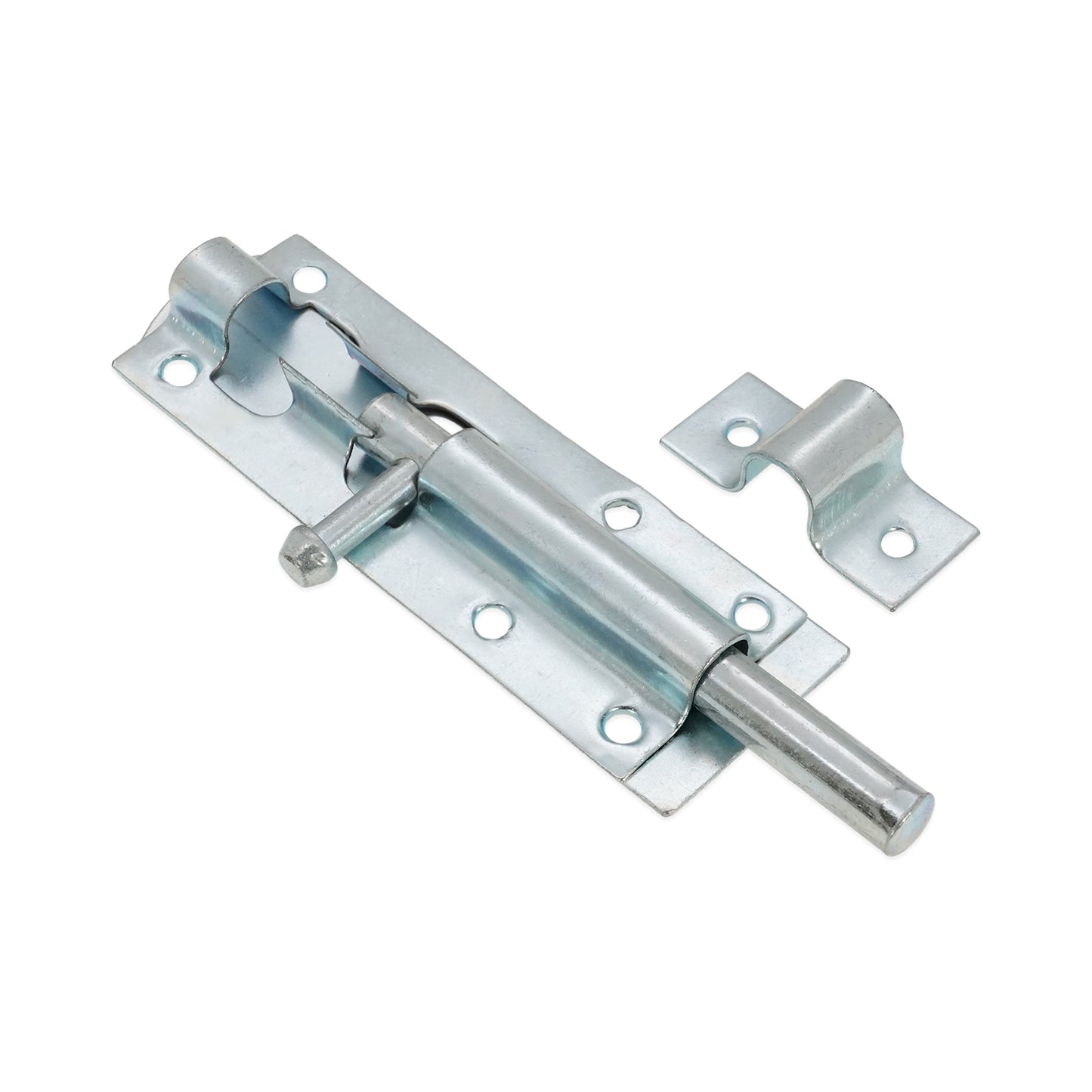 Straight Barrel Bolt – Black & Zinc Door Security Bolt