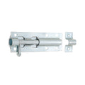Straight Barrel Bolt – Black & Zinc Door Security Bolt Zinc Plated 100mm (4") Love Handles uk