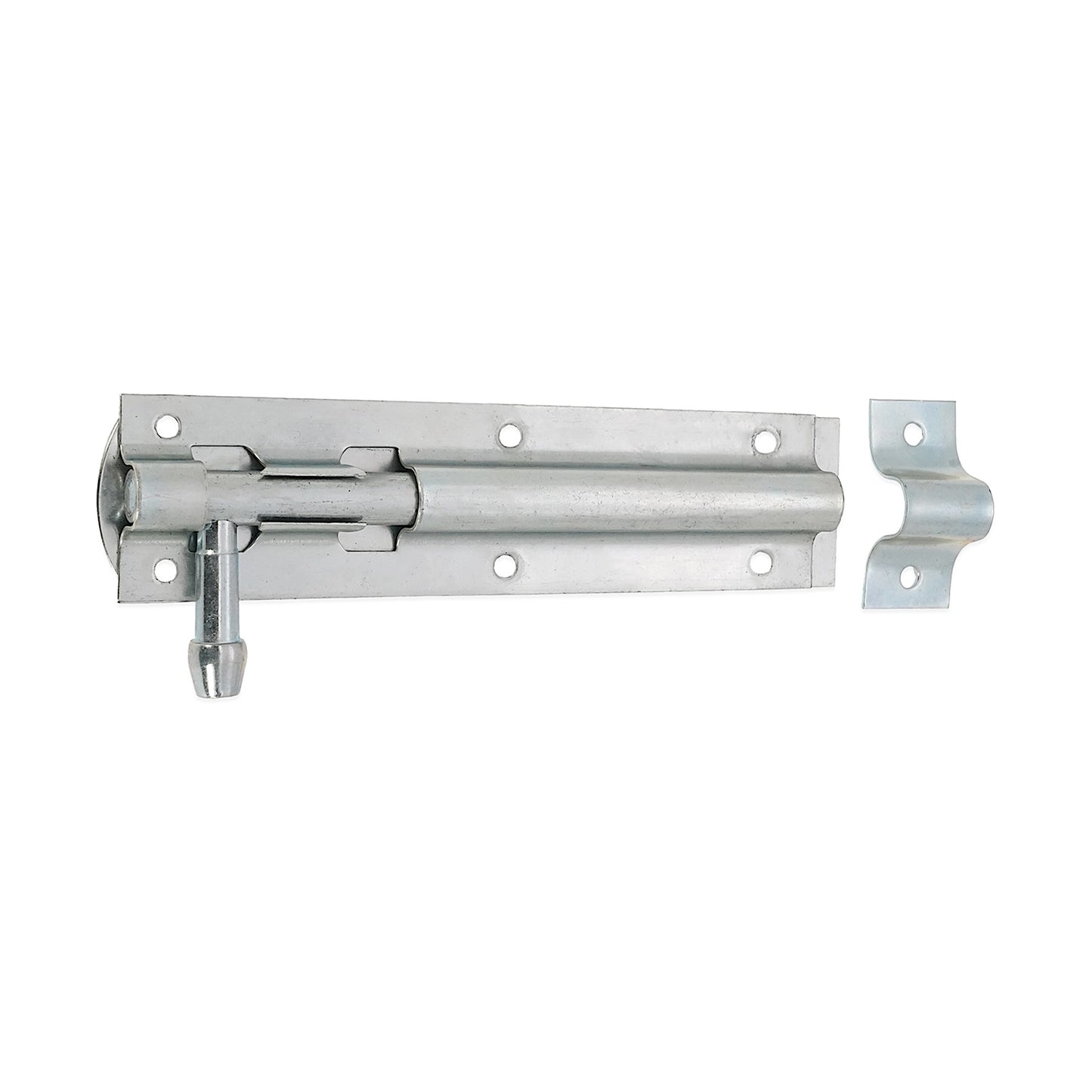 Straight Barrel Bolt – Black & Zinc Door Security Bolt