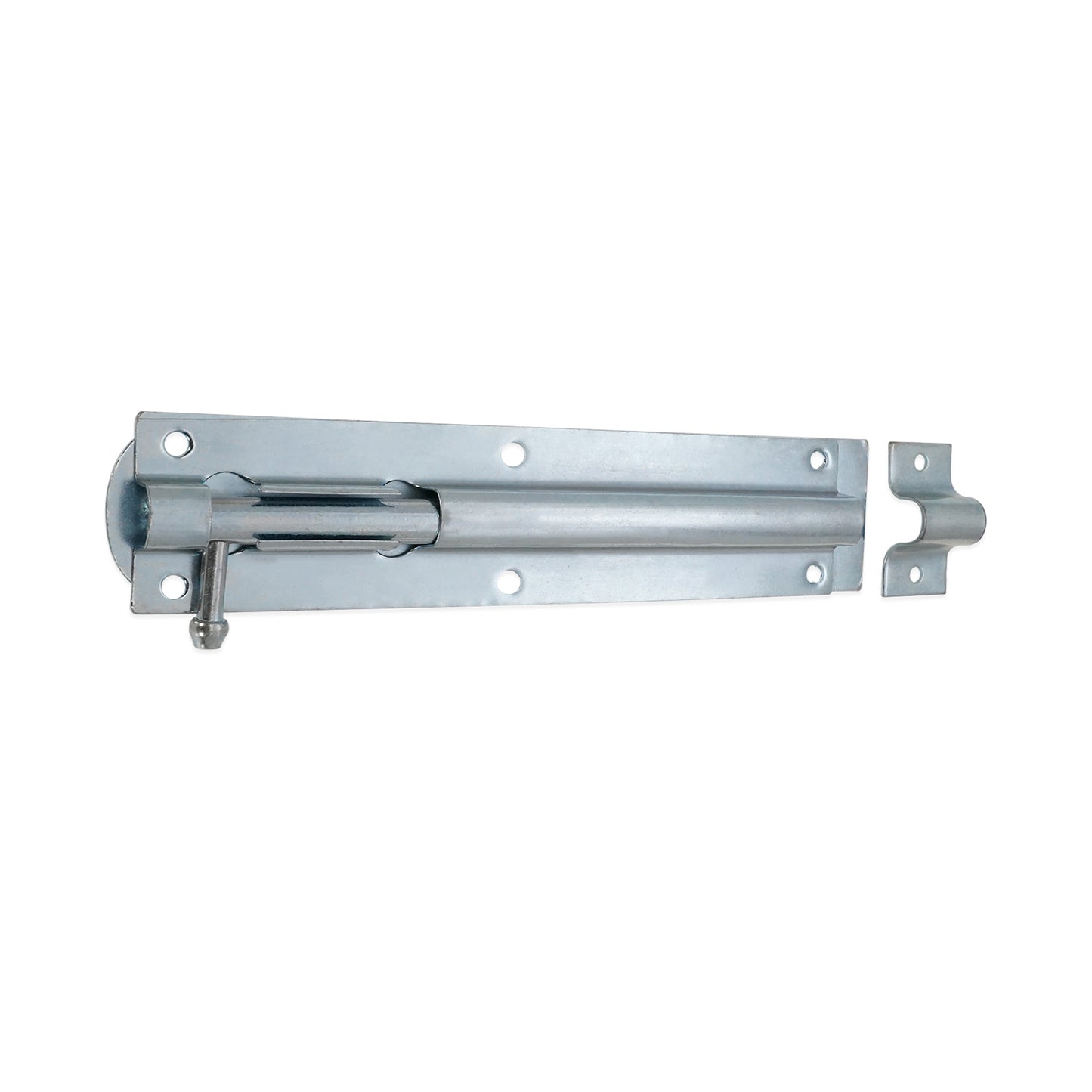 Straight Barrel Bolt – Black & Zinc Door Security Bolt