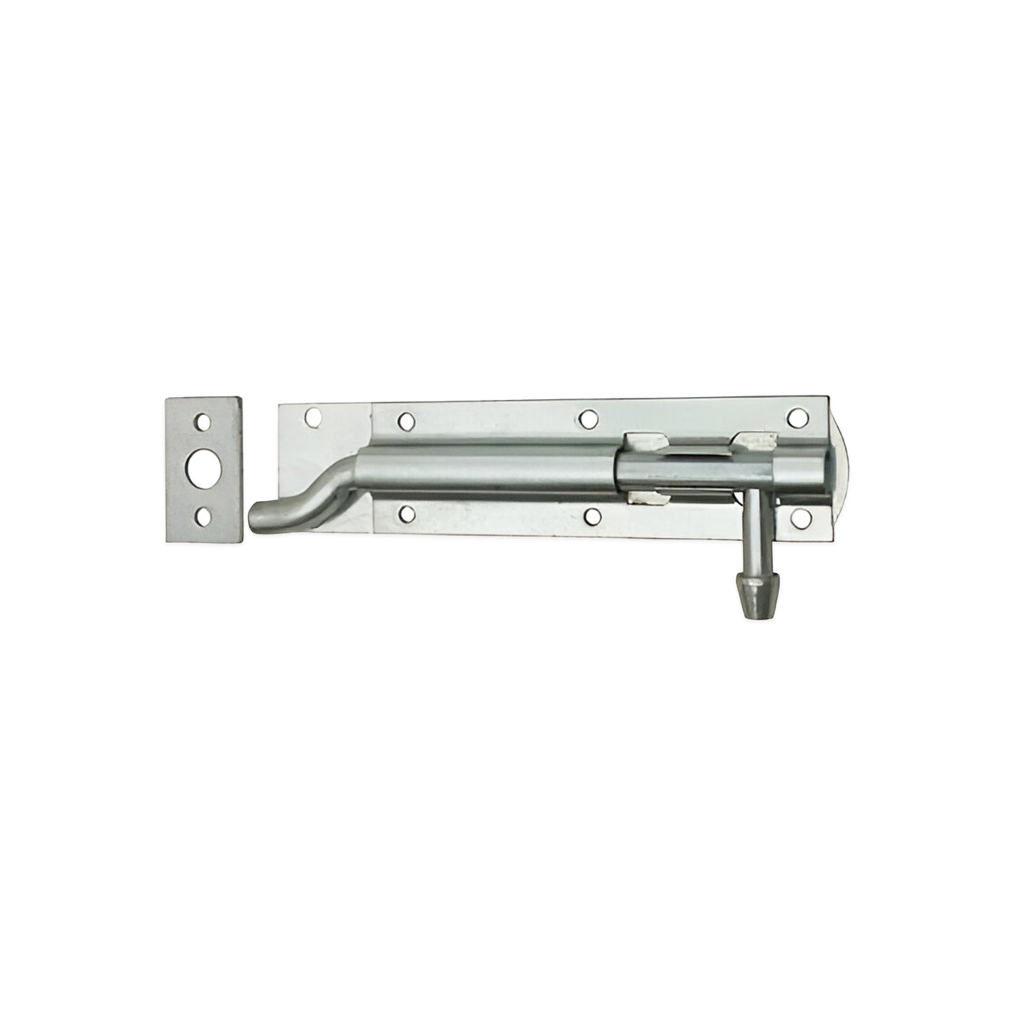 Necked Barrel Bolt – Black & Zinc Door Security Bolt