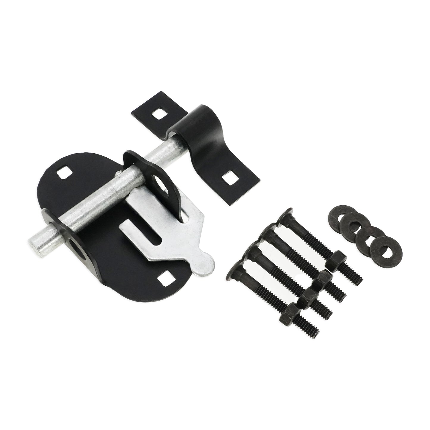 Iron Oval Pad Bolt Black