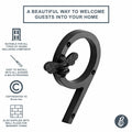 Brass bee Premium House Numbers with Bee in Black Finish 0-9 - Brass bee