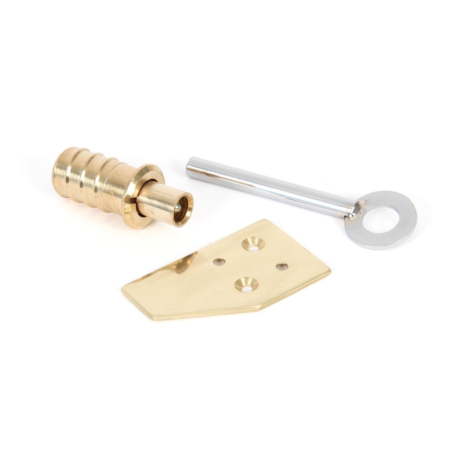 Key-Flush Sash Stop