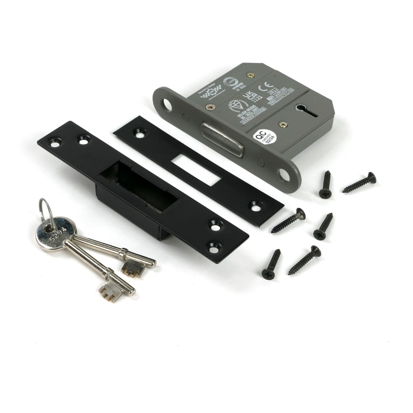 BS 5 Lever Deadlock KD