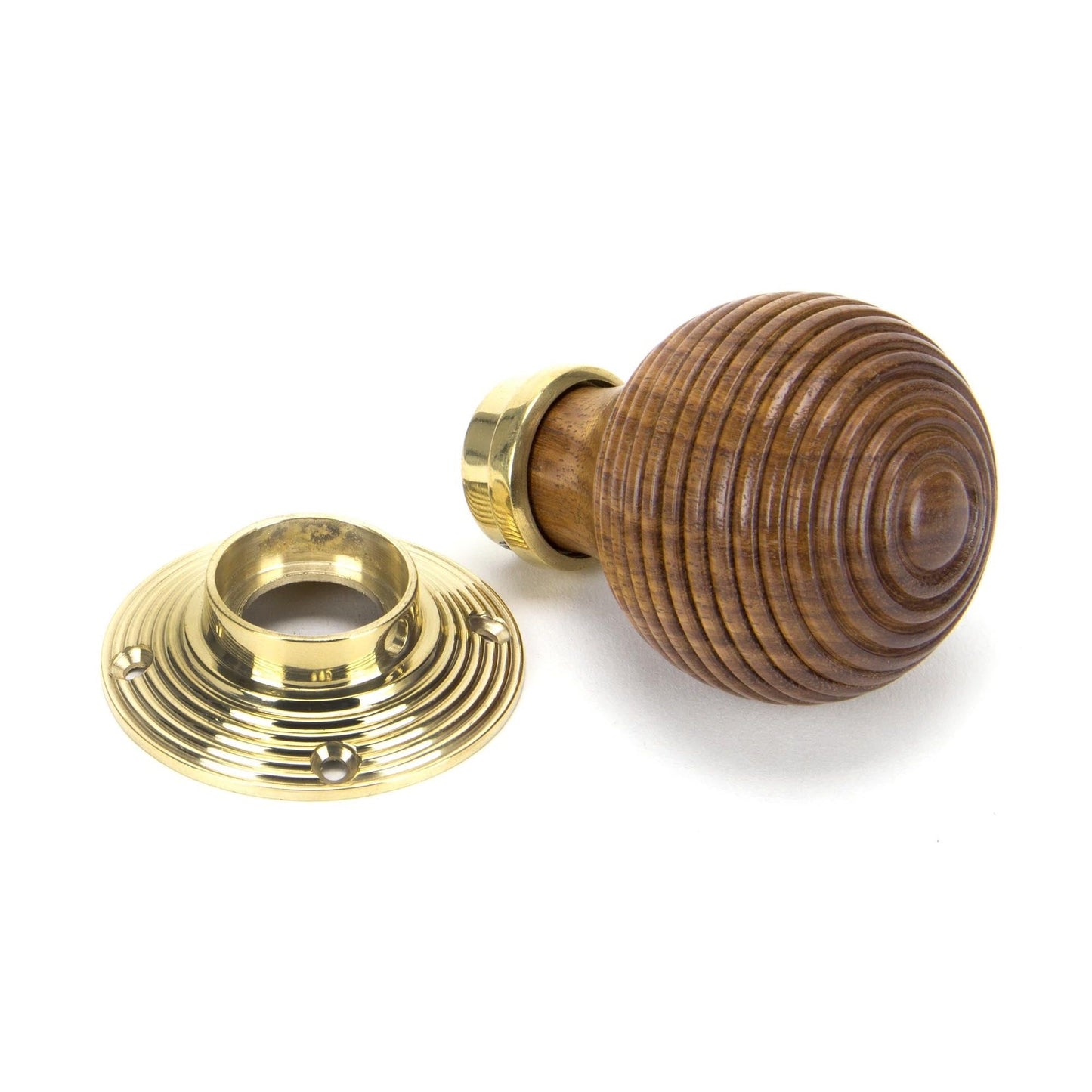 Wooden Beehive Mortice/Rim Knob Set