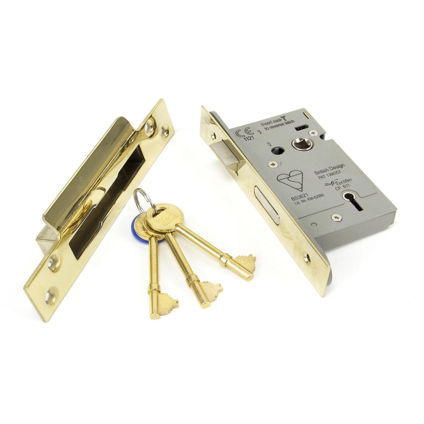 5 Lever Heavy Duty BS Sash Lock KA