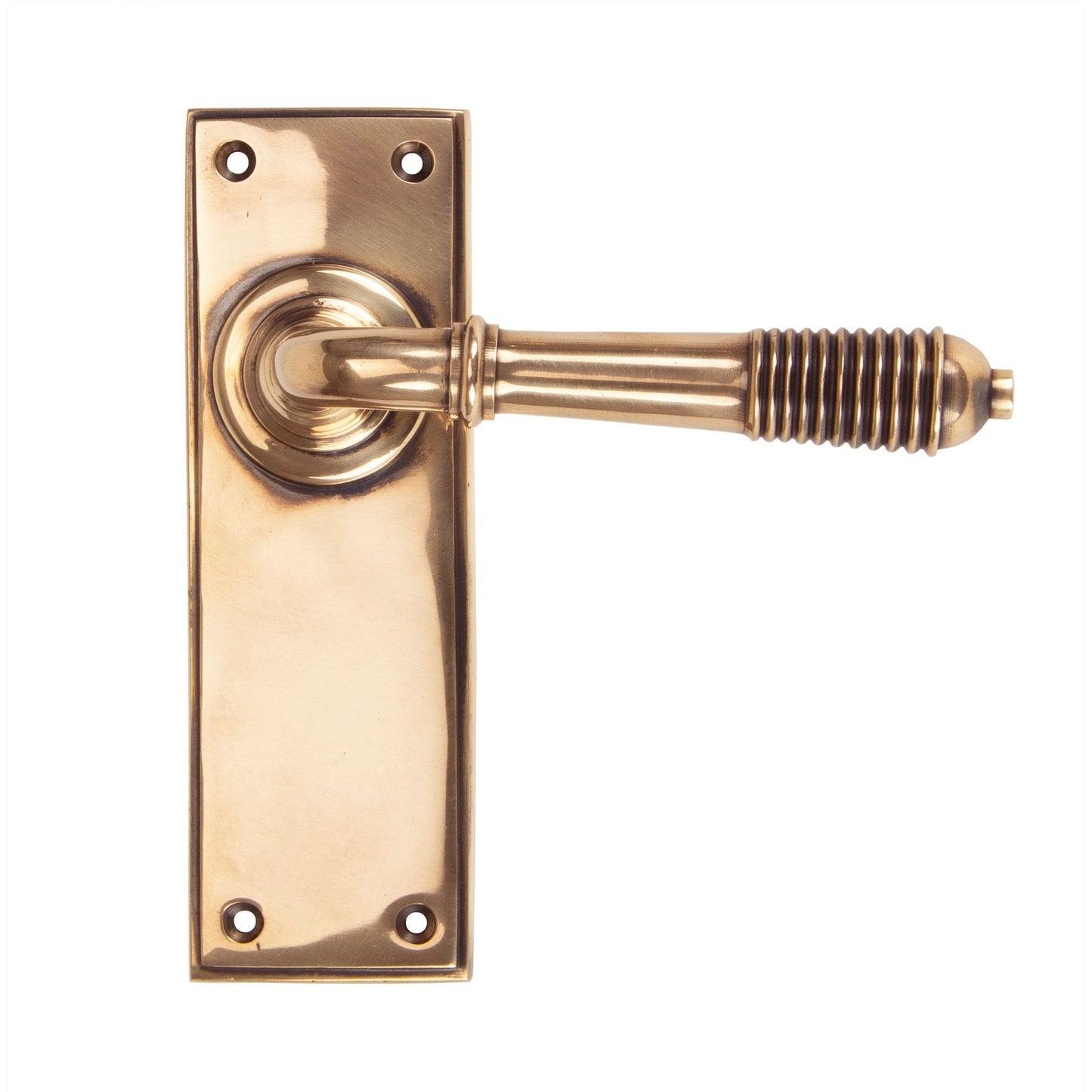 Reeded Lever Latch Set