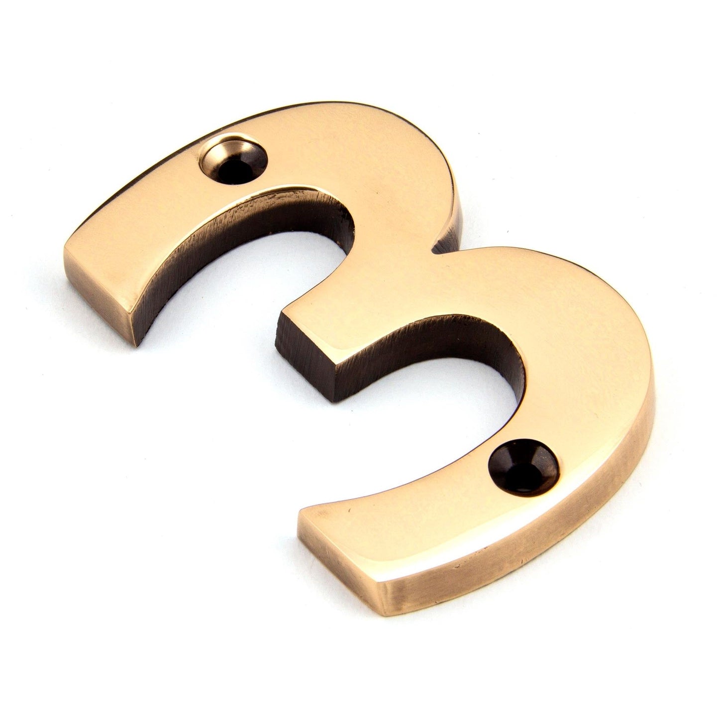 Polished Bronze Numeral