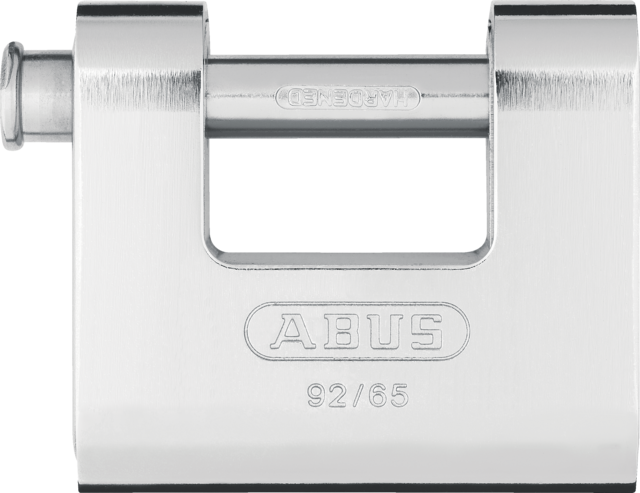 Steel 92 Series – Hardened Steel Sliding Bolt Monoblock Padlock