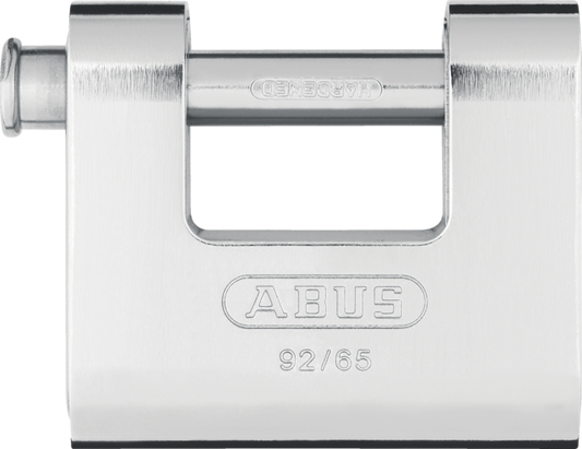 Steel 92 Series – Hardened Steel Sliding Bolt Monoblock Padlock