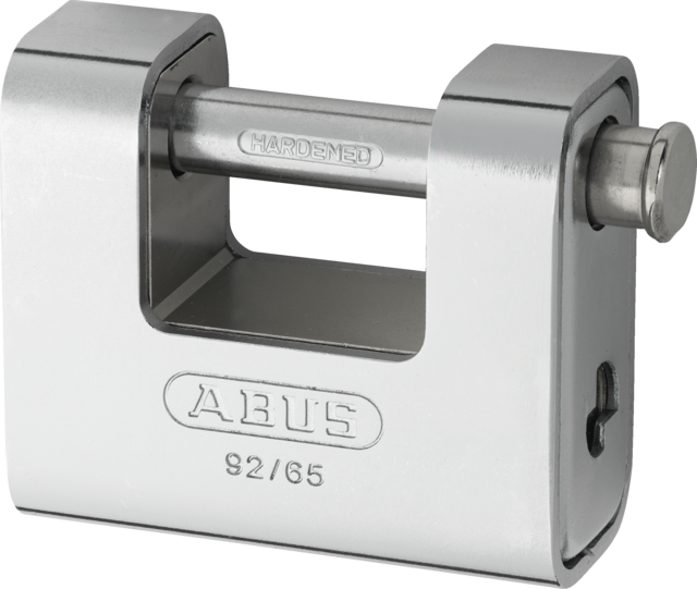 Steel 92 Series – Hardened Steel Sliding Bolt Monoblock Padlock