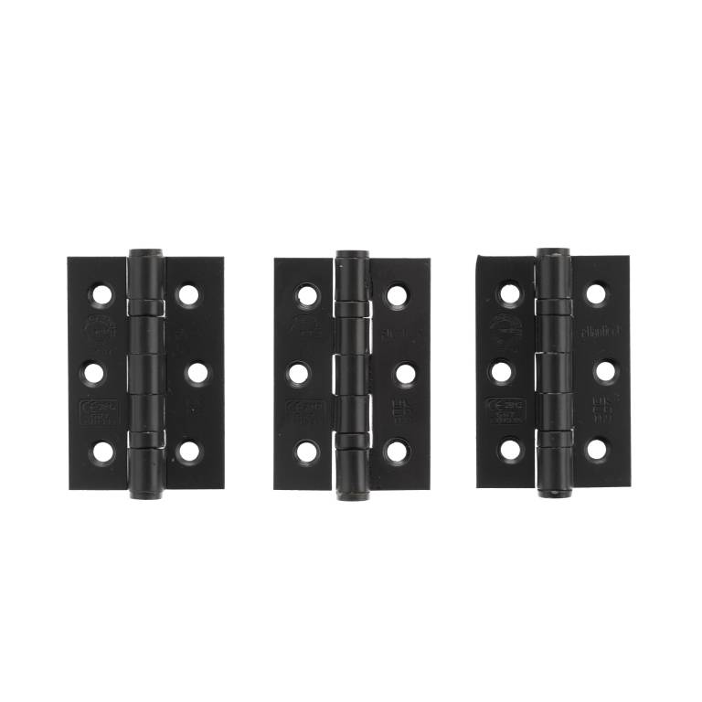 CE Fire Rated Grade 7 Ball Bearing Hinges 3" x 2" x 2mm set of 3