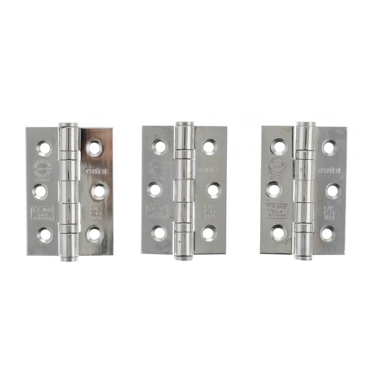 CE Fire Rated Grade 7 Ball Bearing Hinges 3" x 2" x 2mm set of 3