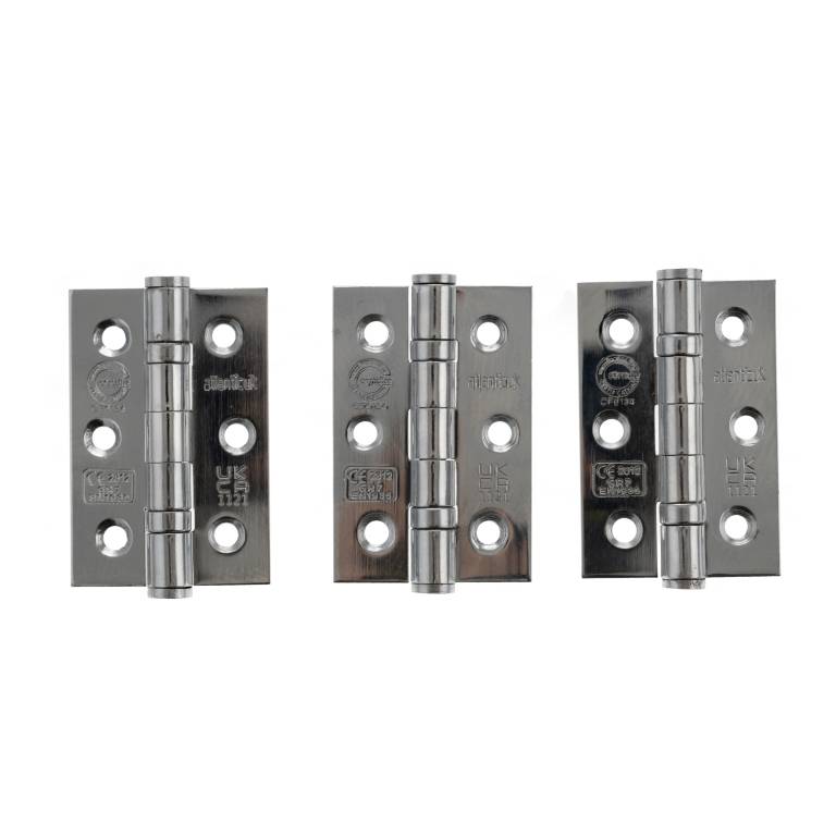 CE Fire Rated Grade 7 Ball Bearing Hinges 3" x 2" x 2mm set of 3