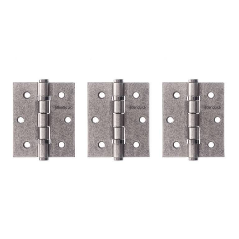 Atlantic Ball Bearing Hinges 3" x 2.5" x 2.5mm - Set of 3