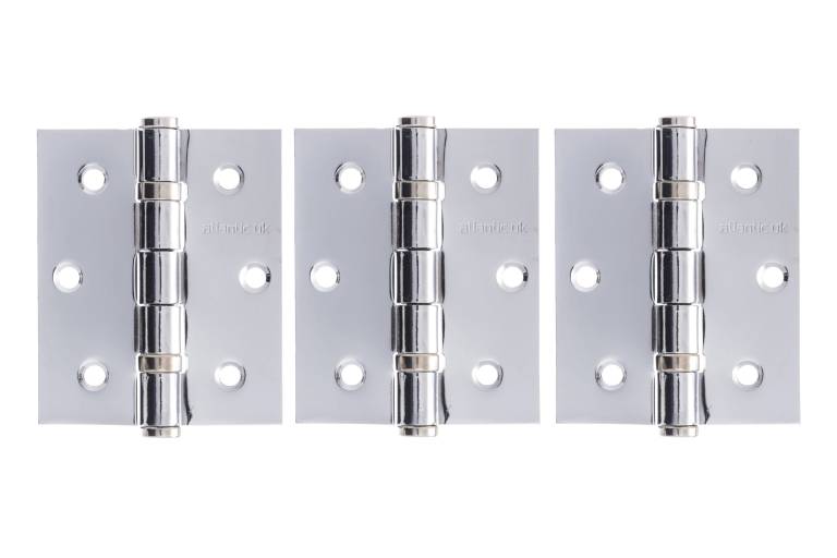 Atlantic Ball Bearing Hinges 3" x 2.5" x 2.5mm - Set of 3