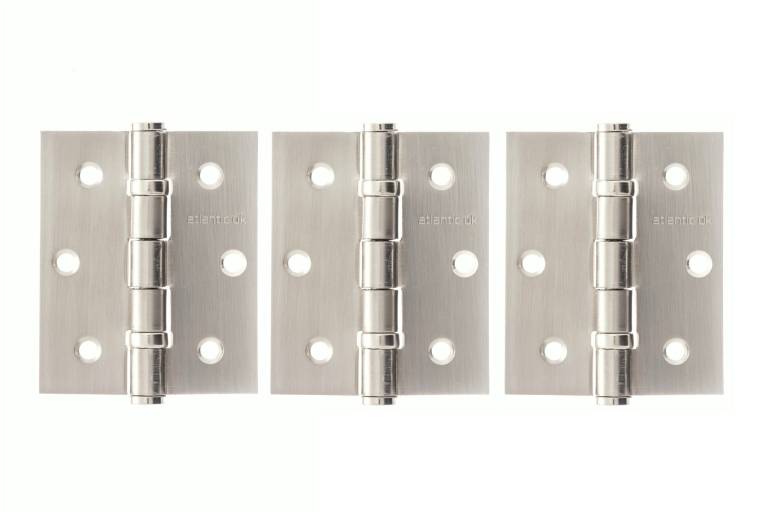Atlantic Ball Bearing Hinges 3" x 2.5" x 2.5mm - Set of 3