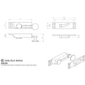 Escutcheon - Lock Profile On Concealed Fix Round Rose