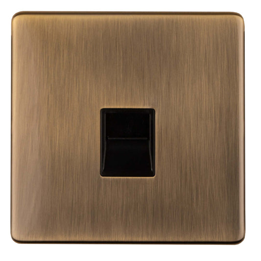 Concealed 3mm Telephone Master - Antique Brass