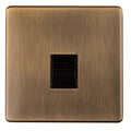 Concealed 3mm Telephone Master - Antique Brass
