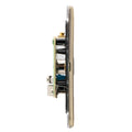 Concealed 3mm Tv - Antique Brass