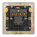 Concealed 3mm 20Amp Switch With Neon Indicator - Antique Brass