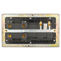 Concealed 3mm 45Amp Switch With A Socket - Antique Brass