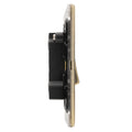 Concealed 3mm Fan Switch - Antique Brass