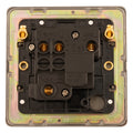 Concealed 3mm Switched Fuse Spur - Antique Brass