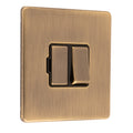 Concealed 3mm Switched Fuse Spur - Antique Brass