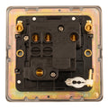 Concealed 3mm Switched Fuse Spur - Antique Brass