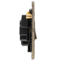 Concealed 3mm Switched Fuse Spur - Antique Brass