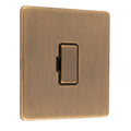 Concealed 3mm Unswitched Fuse Spur - Antique Brass