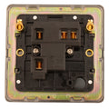 Concealed 3mm Unswitched Fuse Spur - Antique Brass