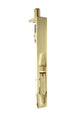 Lever Action Flush Bolt 150mm Polished Brass Love Handles uk