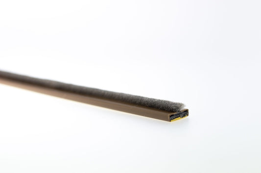 Fire & Smoke Intumescent Strip 15mm x 4mm x 1.05m set of 5 Brown - Set of 5 Love Handles uk