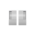 AGB Wave Pocket Door Handle & Lock Set