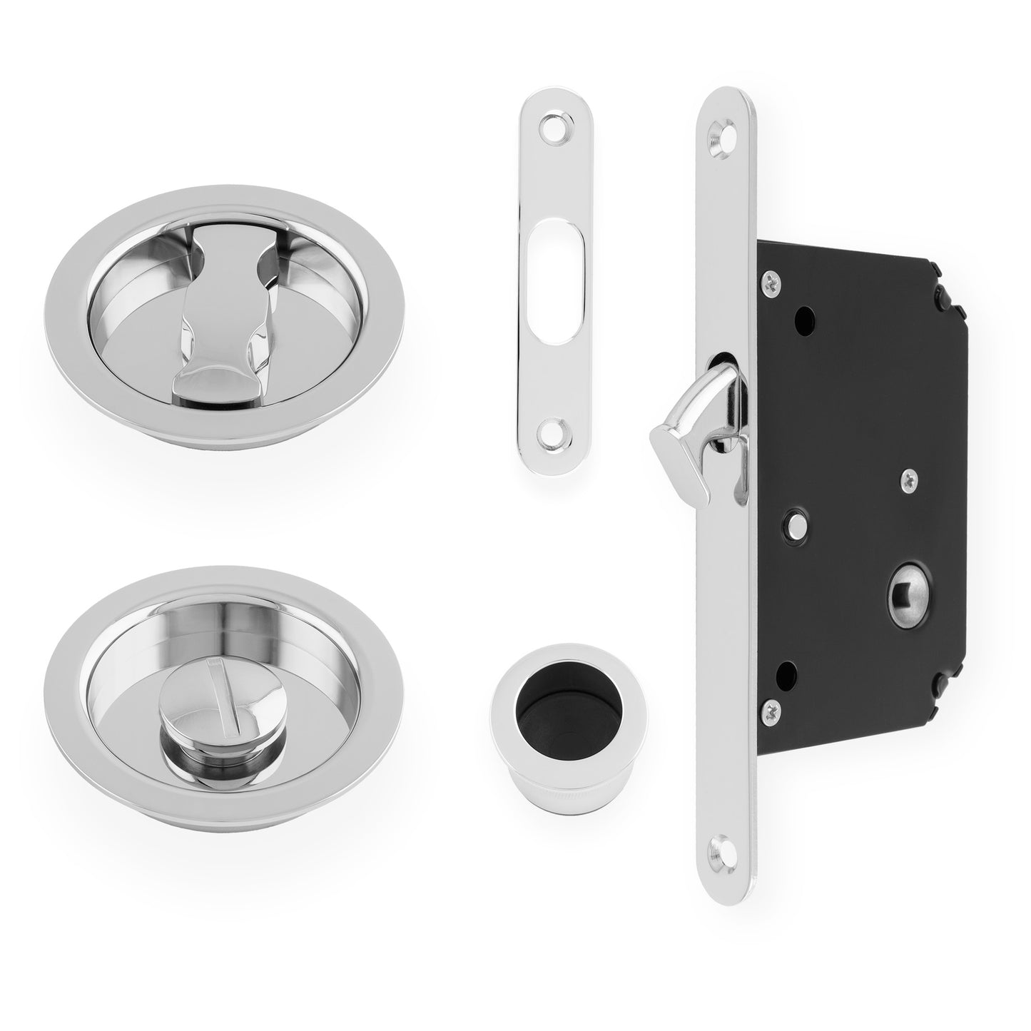 AW Sliding Door Lock Set - Radius