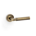 Plain Hurricane Lever on Round Rose Satin Nickel Love Handles uk