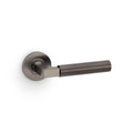 Plain Hurricane Lever on Round Rose Satin Nickel Love Handles uk