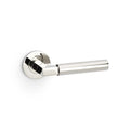 Plain Hurricane Lever on Round Rose Satin Nickel Love Handles uk