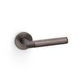 Knurled Harrier Lever on Round Rose Black Love Handles uk